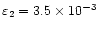 $\varepsilon _2=3.5 \times 10^{-3}$