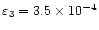 $\varepsilon _3=3.5 \times 10^{-4}$