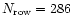 $N_{{\rm row}}=286$