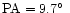 ${\rm PA}=9.7\hbox {$^\circ $ }$