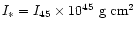 $I_*=I_{45}\times
10^{45}~ {\rm g~cm^2}$