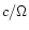 $c/ \Omega$