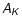$\mathsfsl {A_K}$