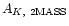 $A_{K,~{\rm 2MASS}}$