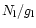 $N_{\rm l}/g_{\rm l}$