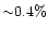 ${\sim}0.4\%$