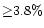 ${\geq}3.8\%$
