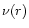 $\nu(r)$