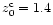 $z^{\rm c}_{0}=1.4$