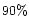 $90\%$