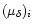 $(\mu_{\delta})_i$