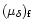 $(\mu_{\delta})_{\rm f}$