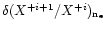 $\delta (X^{+i+1}/X^{+i})_{\rm n_e}$