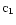 ${\rm c}_{1}$