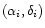 $(\alpha_i,\delta_i)$