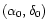 $(\alpha_0,\delta_0)$