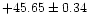 $ +45.65\pm 0.34$