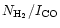 $N_{\rm H_{2}}/I_{\rm CO}$