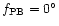 $f_{\rm PB}=0^\circ $