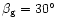 $\beta _{\rm g} = 30^\circ$