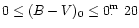 $0\le(B-V)_{0}\le0\hbox{$.\!\!^{\rm m}$ }20$