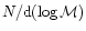 $N/{\rm d}(\log{\cal M})$