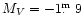 $M_V=-1\hbox{$.\!\!^{\rm m}$ }9$