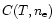 $C (T,n_{\rm e})$