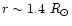 $r \sim 1.4~ R_{\odot}$