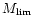 $M_{\rm {lim}}$