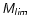 $\mathsfsl M_{\mathsfsl {lim}}$