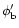 $\phi'_{\rm b}$