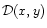 $\mathcal{D}(x,y)$