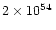 $2\times 10^{54}\,$