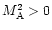 $M_{\rm A}^2>0$