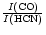 ${I({\rm CO}) \over I({\rm HCN})}$