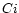 $C{\sc i}$