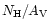 $N_{\rm H}/A_{\rm V}$