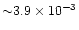 ${\sim}3.9\times10^{-3}$