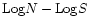 ${\rm Log} N-{\rm Log}S$