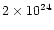 $2\times10^{24}$