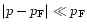 $\vert p - p_{\rm F}\vert \ll p_{\rm F}$
