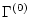 $\displaystyle %
\Gamma^{(0)}$