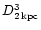 $D^{3}_{\rm 2\,kpc}$