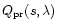 $Q_{\rm pr}(s, \lambda)$