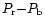 $P_{\rm r}{-}P_{\rm b}$