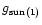 $g_{\rm sun(1)}$