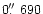 $0\hbox{$.\!\!^{\prime\prime}$ }690$