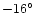 $-16\hbox{$^\circ$ }$