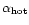 $\alpha_{\rm hot}$